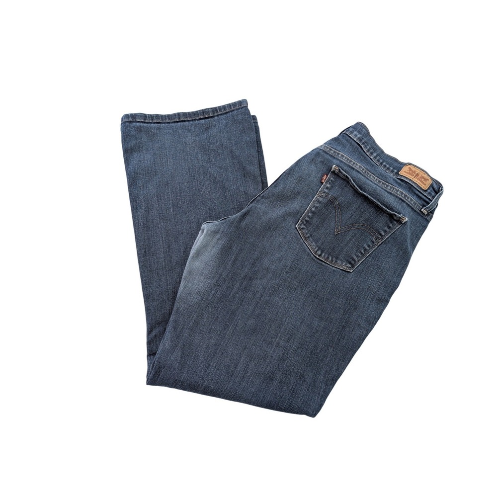 Levi's 515 Bootcut Jeans Women's 16 Medium Wash Blue Stretch Mid Rise 28x28